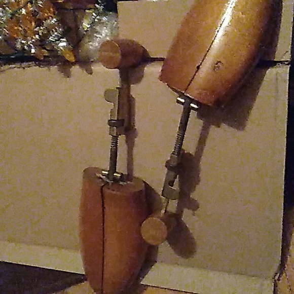 👞 Vintage FREEMAN Brass/Wood Shoe Stretcher EVC - Picture 5 of 16